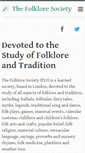 Mobile Screenshot of folklore-society.com